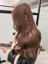 イーラ(era)&nbsp;RENYA☆トレンド ブラウンカラー レイヤーココアベージュ 小顔