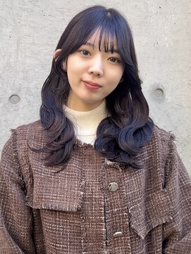 ミーム 原宿 表参道(meme) ”レイヤーカット×ブリーチなしラベンダー