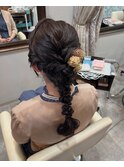 およばれヘアアレンジ