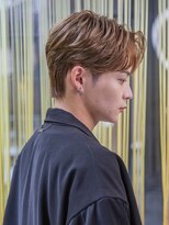 シティ(CITY) 小久保styleフェザーパーマグレーブルーカラー刈り上げショート