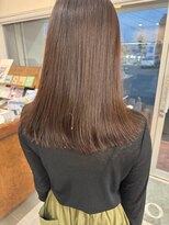 O&nbsp;20代30代40代シースルーバングヘア×ショコラアッシュ