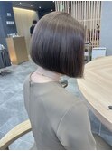 前下がりボブ×ラベンダーグレー　　村田