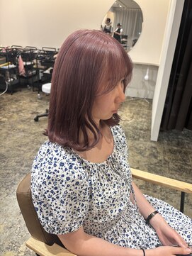 ユッカ 梅田(YUCCA) 【YUCCA】大人可愛い/ミディアム/pink beige