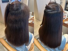 Before・After【千葉/千葉駅付近/髪質改善/縮毛矯正/酸性ストレート】