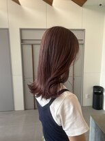 ローレンアオ(LOREN AO)&nbsp;くびれヘア/アプリコットオレンジ/夏のヘアアレンジ/栄矢場