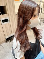 イメージア ボーノ相模大野店(IMAGE-A) 【透け感カラー】シアーレッドロング ロング