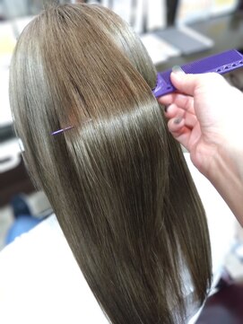 ビーズ ノイ(BEE´Z NEU) 髪質改善カラー&ST9.7アプリコットオレンジ