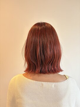 ペスカケイクリエイティブ(PESCA K-CREATIVE) 深みレッドのやわらかボブ