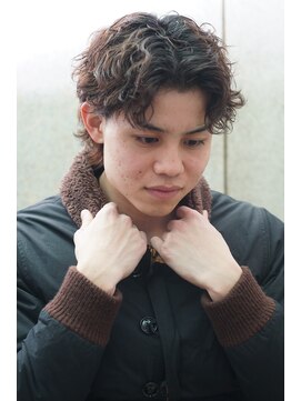 にもう サーフカール/波巻きパーマ/ツイストスパイラルパーマ