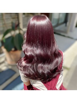 ソレイユ(Soleil) ボルドー/ブリーチなしピンク/ワンカラー/暖色カラー