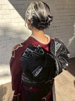 ロジェブルー(Rosier Bleu)&nbsp;【成人式ヘアセット】和装アップ / 編み込みシニヨン