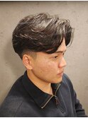 ニュアンスウェーブ × ツーブロック