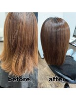 モンド ヘアクリエーション 新栄店(monde hair creation)&nbsp;【monde】before × after × 髪質改善