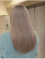 LUVISM 栄店/名古屋/ダブルカラー/ブリーチ/顔周りレイヤー/学割【5月1日OPEN(予定)】 ミルクティーベージュ/ホワイトミルクティー/ブリーチ/yuria