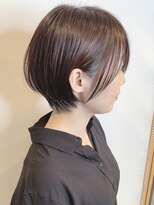 ステアケース ギンザセブン(stair:case ginza7) 大人ナチュラル耳かけショートボブ20代30代40代人気髪型