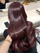 ルームバイシー 新宿(Loom. by Sea)&nbsp;＊レイヤーカット×ワインレッド【新宿/韓国ヘア/小顔ヘア】