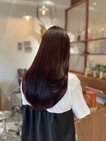 ウツギ(UTSUGI) レッドカラー×ロングレイヤー