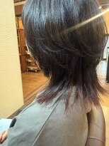 穀雨(Kokuu)&nbsp;【暗髪】艶感レイヤーミディで自然な小顔魅せスタイル