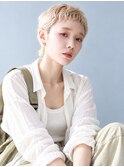 千葉美容院×市川美容院×本八幡×ベリーショート×ハイトーン