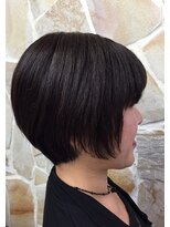 アンジュ ヘアー(ange hair) 黒髪モードショートボブ