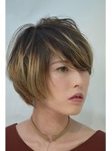 大人ショートボブ