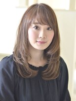 アドラーブル 長岡リップス旭岡店(adorable)&nbsp;大人可愛いCカーブ★ベージュカラー×ツヤ感