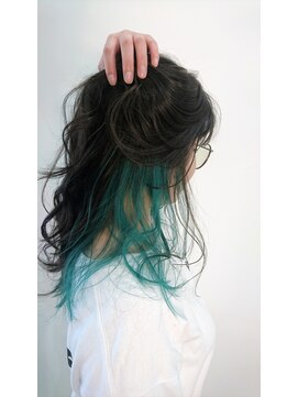 ヘアーアンドアイラッシュ ヨーク(Hair&eyelash york's) ロコルターコイズカラー