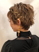 ネオリーブ シュシュ 神保町店(Neolive susu)&nbsp;ショートでも華やかにできるヘアセット！