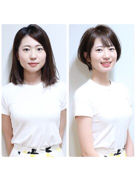 エルサ(Elsa) 【Elsa元町・三宮】クリアベージュ×ショートボブ