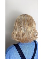 ヘアサロンエム 大宮東口(HAIR SALON M)&nbsp;デザインカラー/厚めバング/ローライト/スリークボブ