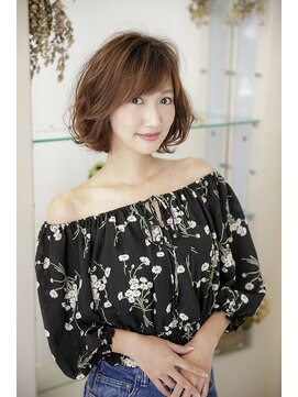 アフロディーテ ギンザ 秋葉原店(APHRODITE GINZA) グレージュカラー/ボブウルフ/黒髪/ココアベージュ/秋葉原