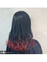 ヘアリゾート エーアイ 上野店α(hair resort Ai) 裾カラーセミロング