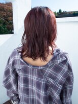 ヘアーサロンウフ(hair salon Oeuf) イヤリングカラーミディ　自由化丘