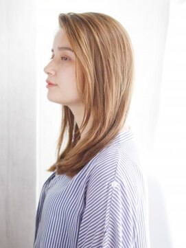 ナル 白山神社参道通り店(nalu) ナチュラルかきあげストレートスタイル