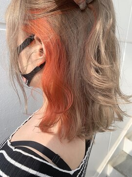 アクトゥス(AEQUITAS) ブリーチカラー×イヤリングカラー【池袋/20代/30代/40代】