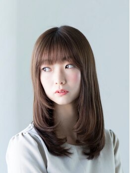 ヘアー ラヴワン 邑楽(hair love One)の写真/【感動の仕上がりに！】しっかりかかるのにダメージレスなうるツヤ髪へ♪お悩みを解決へと導く施術が◎