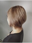 ハイライト×ショートボブ