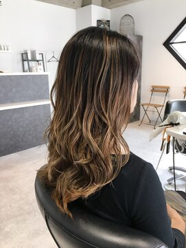 アディクト 綾瀬(ADDICT) 【ADDICT_YuuYa】コントラストバレイヤージュ_リッチブラウン