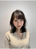 オシャレ女子ウルフヘア