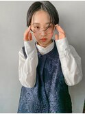 黒髪ショートヘア ○堀越 太真樹 縮毛矯正