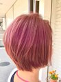 ステラ 東向日店(stella) ブリーチオンカラー♪人気のピンクで素敵にイメチェン◎