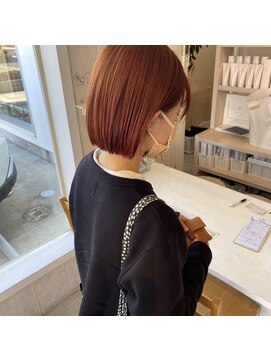 リシェオブヘアー(riche of hair) apricot orange