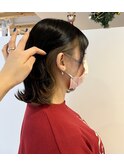 インナーカラー　ベージュ