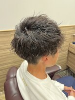 銀座マツナガ 神田店&nbsp;20代30代大人オシャレツーブロック無造作パーマ