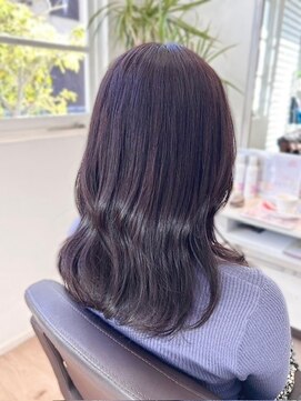 エルベ  茨大前店(elve) 透明感 × ラベンダーブラウン