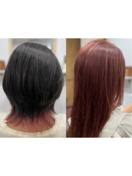 寄り添ったカウンセリングを大切に…。カラー専門店だからこそ、あなたの理想の色味を叶えてくれる♪