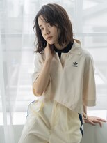 トレヘアー 京都 烏丸(tRe hair)&nbsp;ニュアンスボブ　くびれヘア　チェリーブラウン