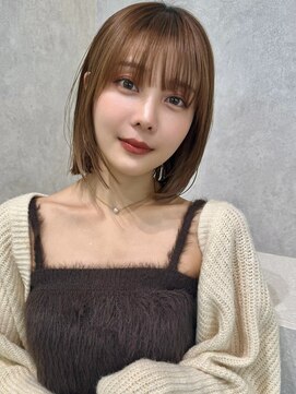 エジョン 三鷹店(Aejon) くびレイヤー韓国ボブエモージュケアカラー美髪似合わせカット