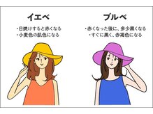 あなたはどのタイプ？イエベ？ブルベ？Lin.103にお任せ下さい！