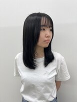 ビーヒアナウ N゜03 金沢駅西店(BE HERE NOW)&nbsp;【韓国ヘア/ブルーブラック/暗髪/レイヤー/セミロング】